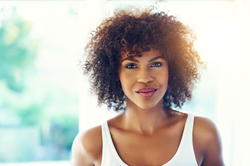 portrait, de, femme afro-américaine