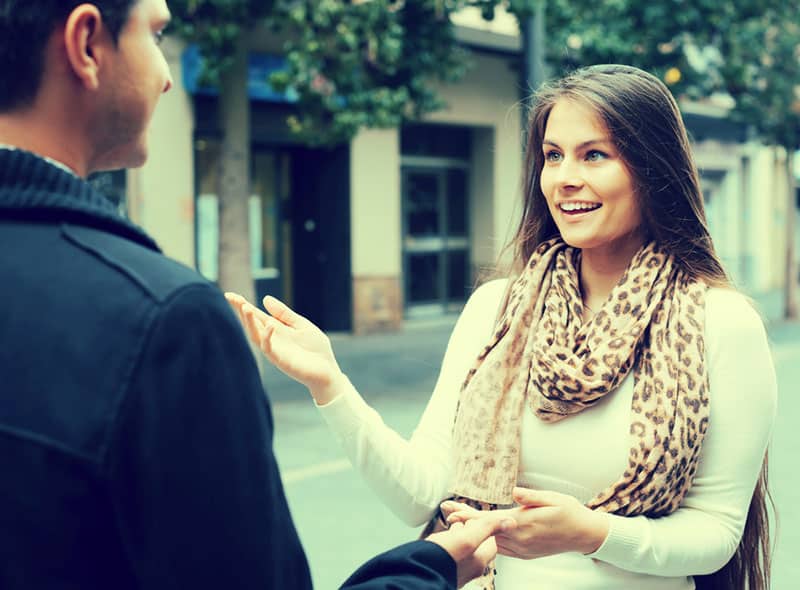 rencontre dans la rue