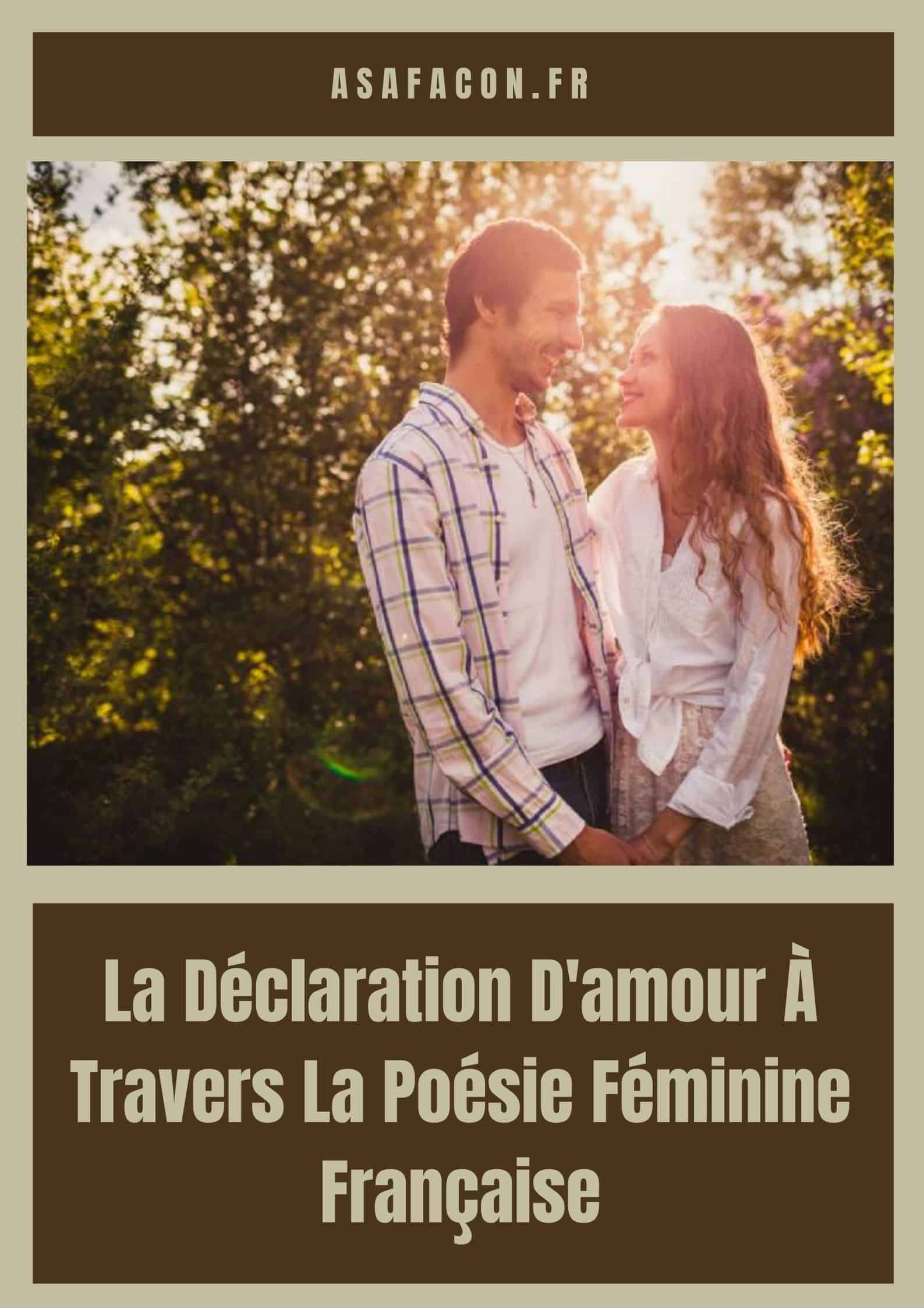 La declaración de amor a través de la poesía femenina francesa