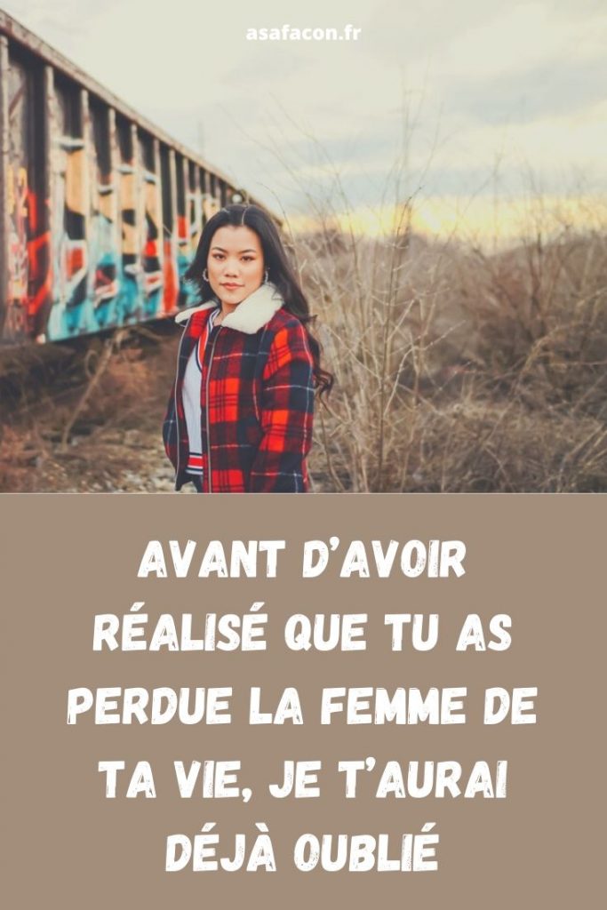 Jamais Je Ne Pourrai être Ta Femme Avant D’avoir Réalisé Que Tu As Perdue La Femme De Ta Vie, Je T’aurai