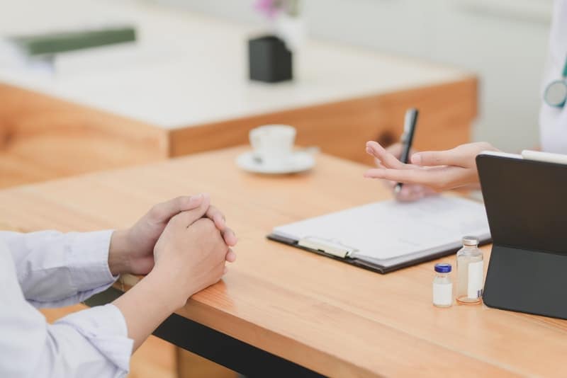 personne en examen médical
