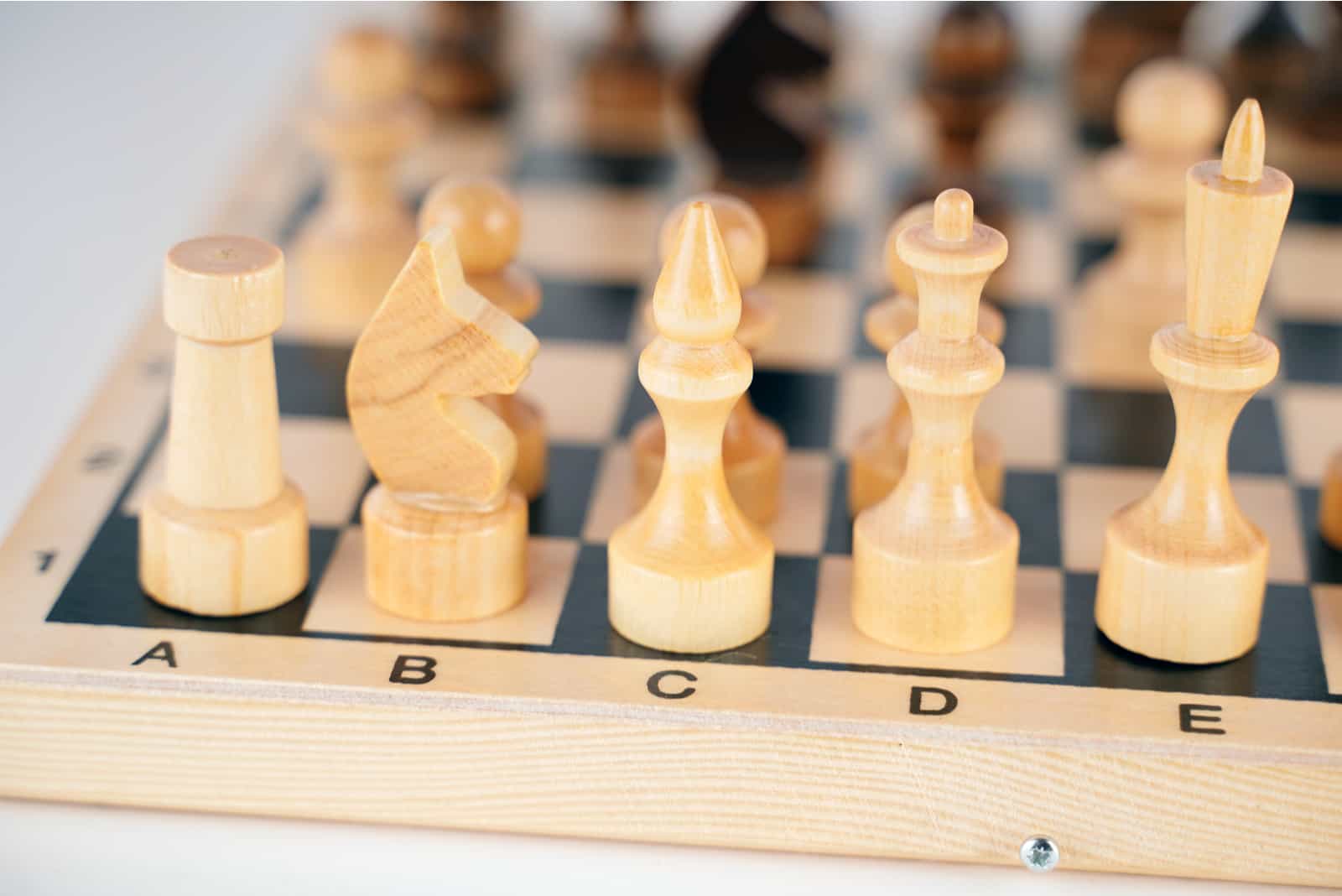 échecs sur fond gris