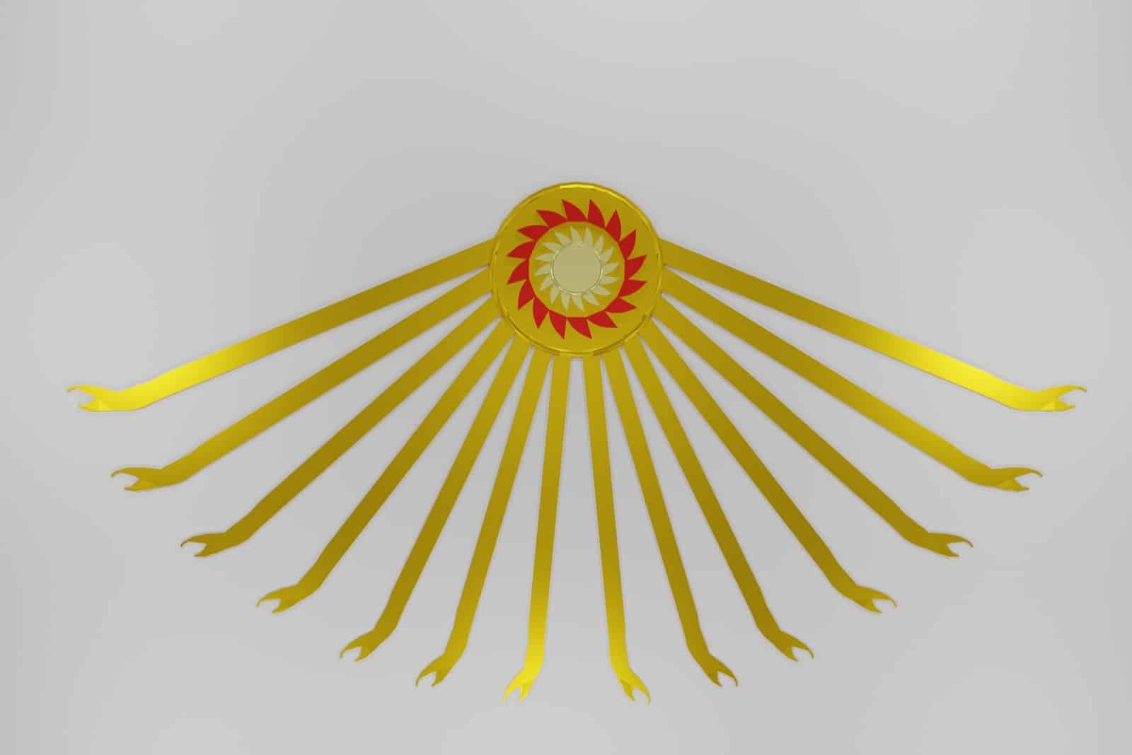 Symbole égyptien du soleil