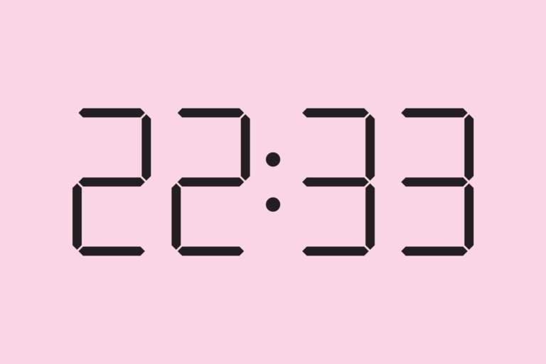montre numérique rose
