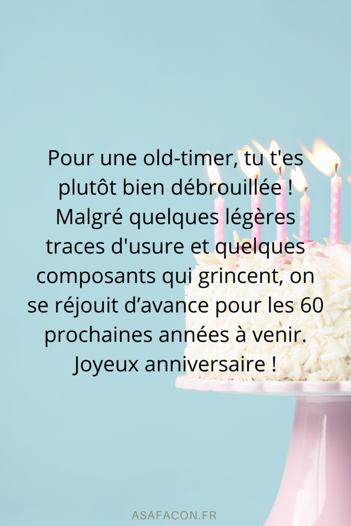 Lot de 12 photophores, décoration de table pour 60e anniversaire, pour homme et femme, inscriptions « Happy Birthday», « 60 » et « Schön dass du da bist », convient aux bougies/bougies
