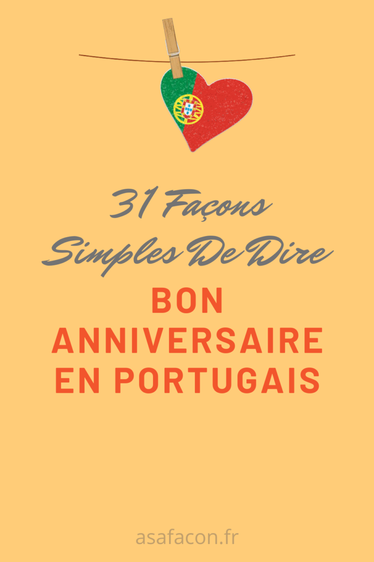 31 Façons Simples De Dire Bon Anniversaire En Portugais