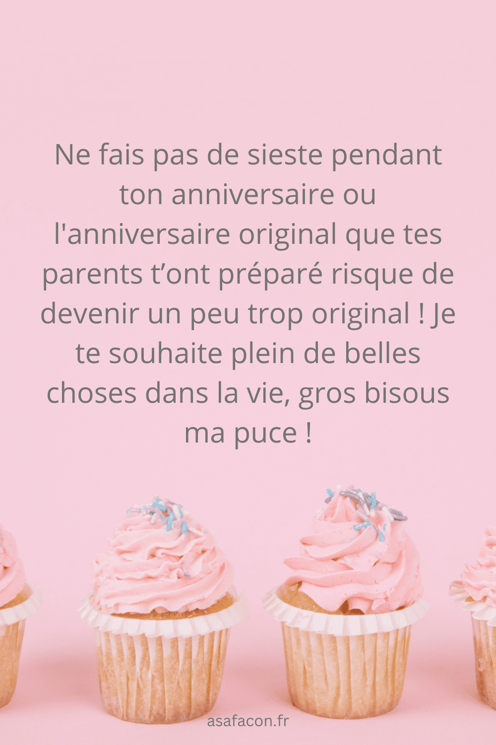 Ne fais pas de sieste pendant ton anniversaire ou l'anniversaire original que tes parents t’ont préparé risque de devenir un peu trop original 