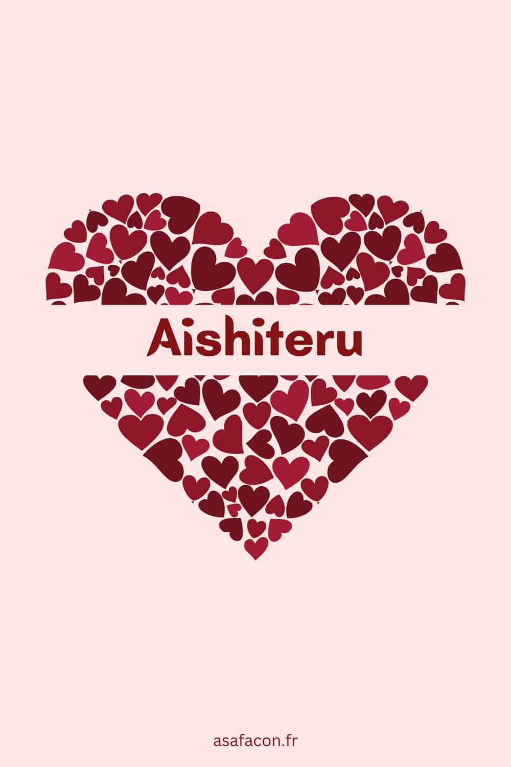 Aishiteru Je t aime en Japonais