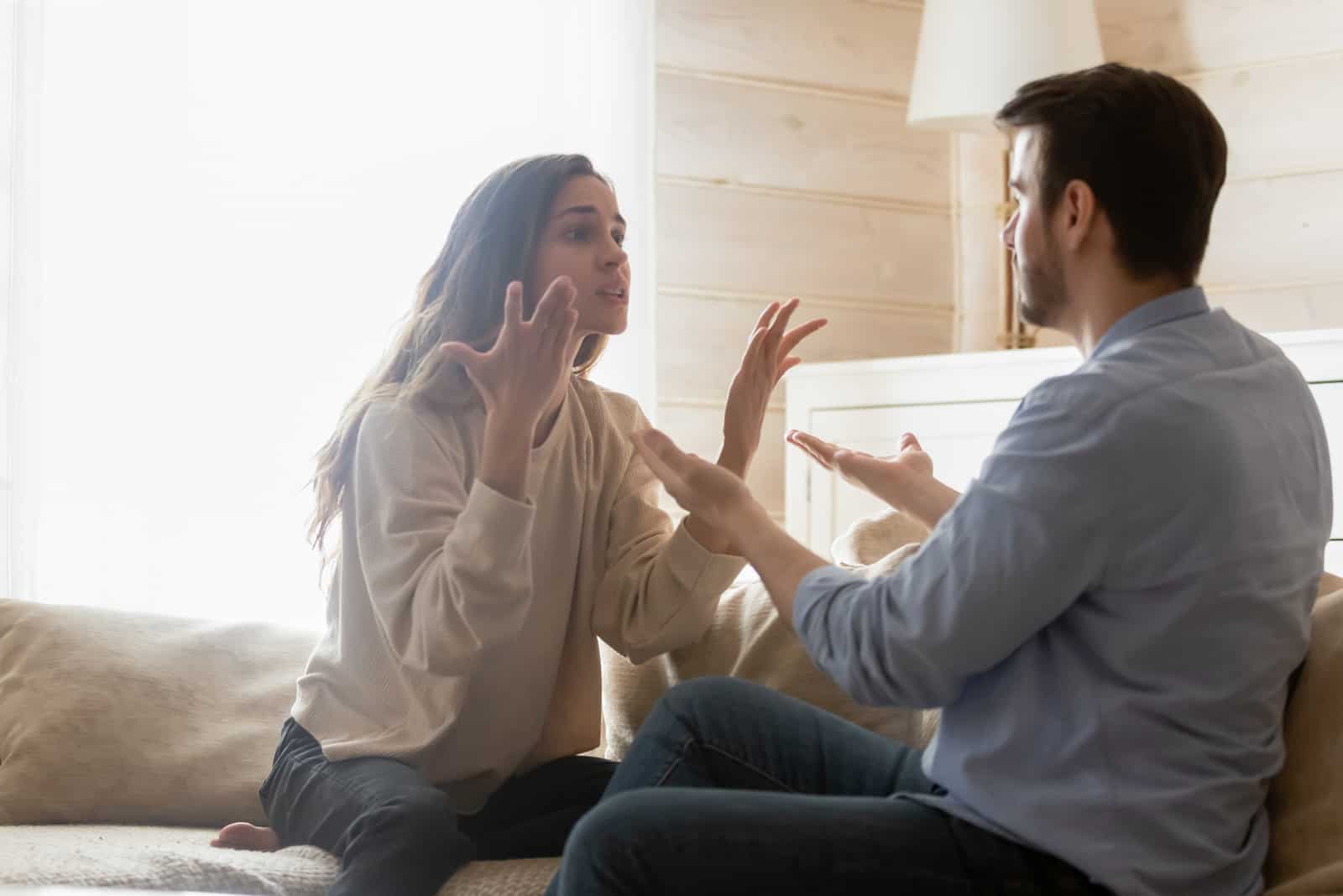 couple en pleine dispute