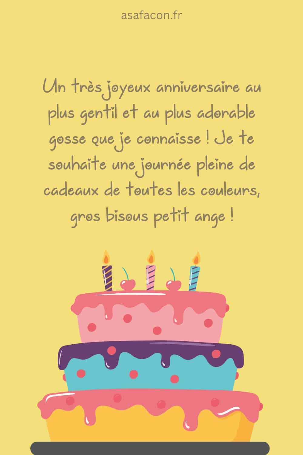 texte anniversaire de 6 ans pour les garçons et les filles