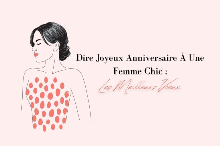 joyeux anniversaire à une femme chic