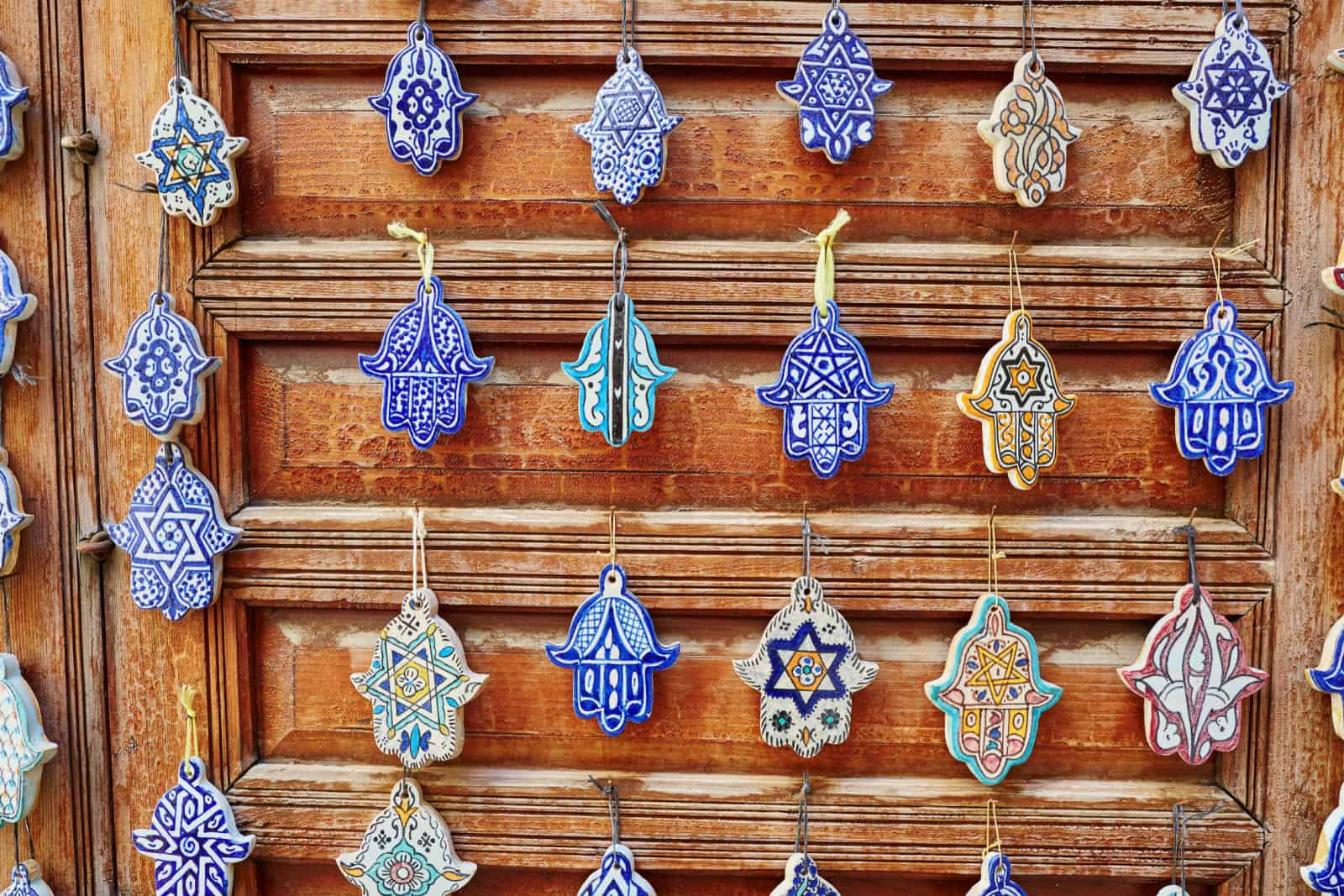 amulettes marocaines traditionnelles, khamsa