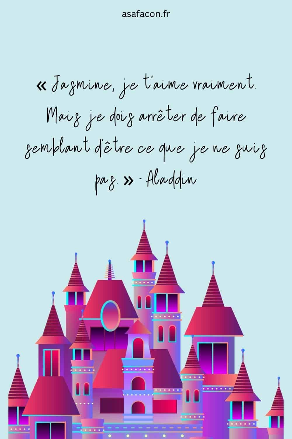 citations d’amour Disney Aladdin