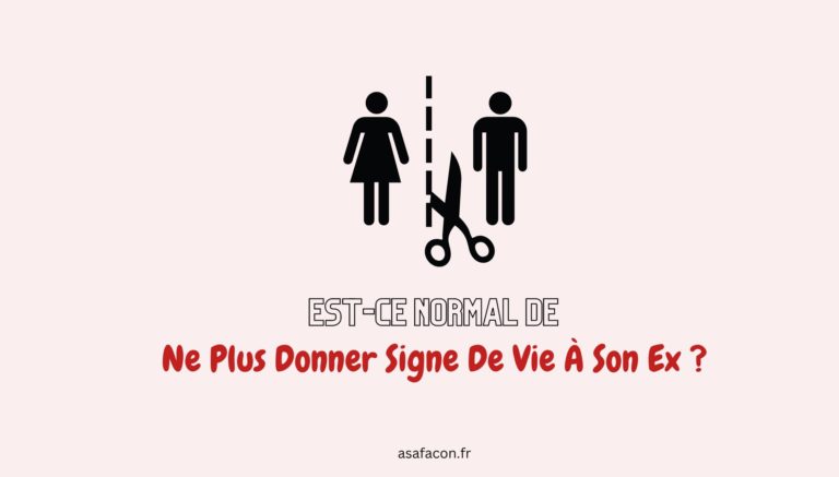 ne pas faire signe à son ex