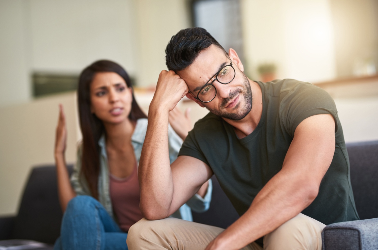 Le couple se dispute